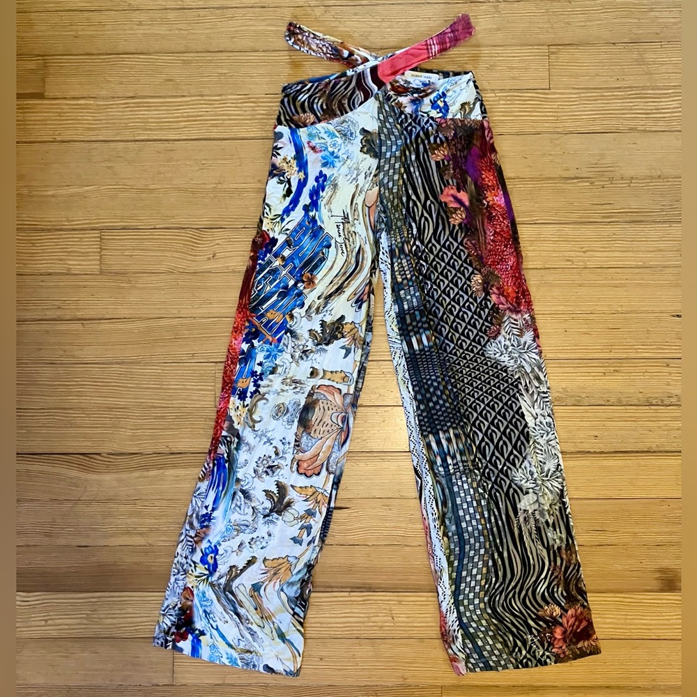 Marine Serre Multicolor Patterned Pants - image 6